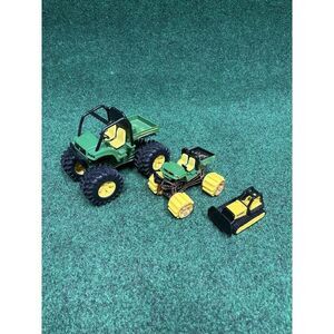 Lot 3 ERTL John Deere Monster Truck Toy Rubber Tire 4X4 Gator RSX & Caterpillar